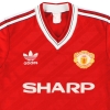 1986-88 Manchester United adidas Home Shirt L.Boys