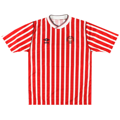 1987-90 Sheffield United Umbro Home Shirt L