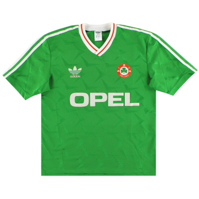 1990-92 Ireland adidas Home Shirt S