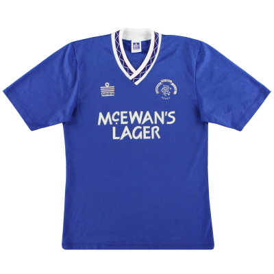 1990-92 Rangers Admiral Home Shirt M