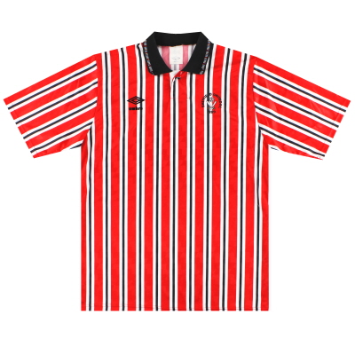 1990-92 Sheffield United Umbro Home Shirt M