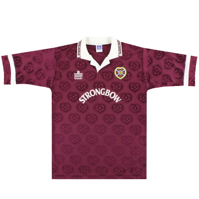 1992-93 Hearts Admiral Home Shirt *Mint* M