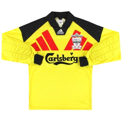 1992-93 Liverpool adidas Centenary Goalkeeper Shirt S