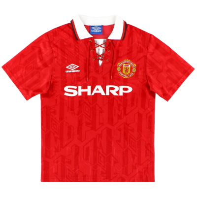 1992-94 Manchester United Umbro Home Shirt M