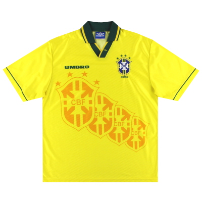 1994-95 Brazil Umbro Home Shirt M