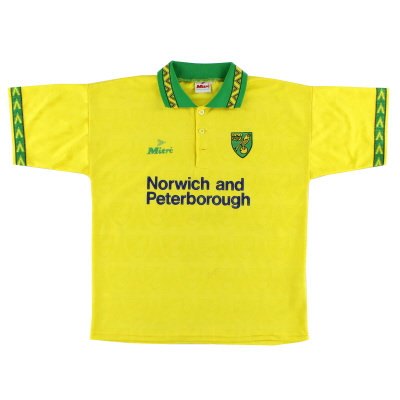 1994-96 Norwich City Mitre Home Shirt S