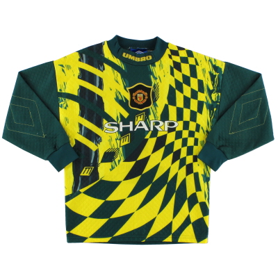 1995-96 Manchester United Umbro Goalkeeper Shirt Y