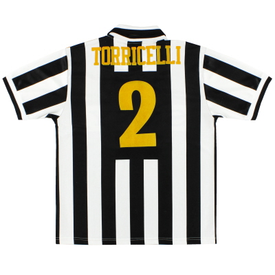 1995-97 Juventus Kappa Home Shirt Torricelli #2 M