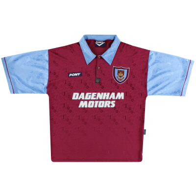 1995-97 West Ham Pony Centenary Home Shirt XXL
