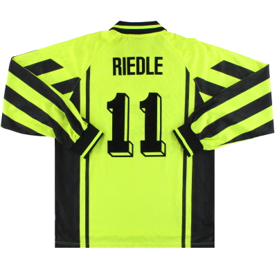 1996-97 Borussia Dortmund Nike Home Shirt Riedle #11 L/S L