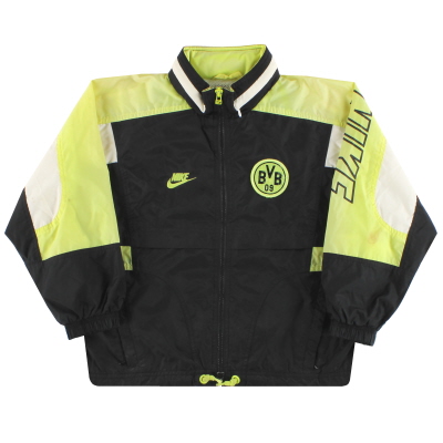 1996-97 Dortmund Nike Hooded Rain Jacket S.Boys