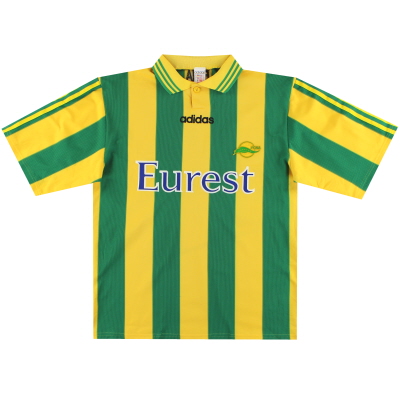 1996-97 Nantes adidas Home Shirt #13 L