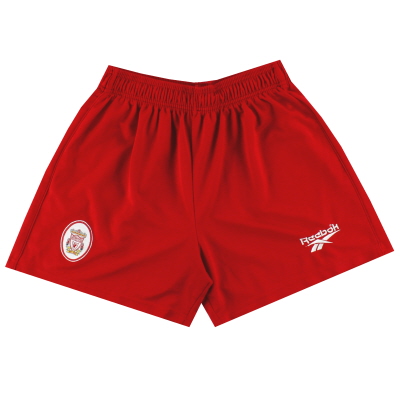 1996-98 Liverpool Reebok Home Shorts S