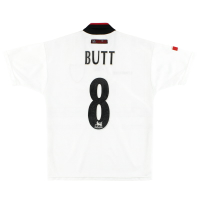 1997-99 Manchester United Umbro Away Shirt Butt #8 L.Boys