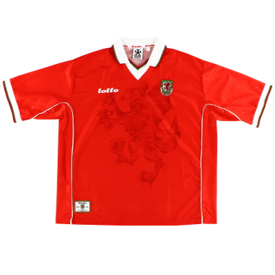 1998-00 Wales Lotto Home Shirt XXL