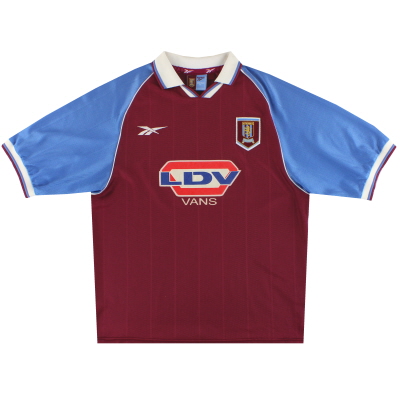 1998-99 Aston Villa Reebok Home Shirt L