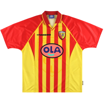 1998-99 Lens Umbro Home Shirt *As New* XL