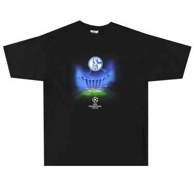 2000s Schalke Graphic Champions League Tee L