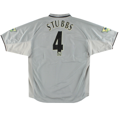 2001-02 Everton Puma Away Shirt Stubbs #4 L