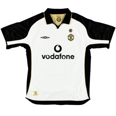 2001-02 Manchester United Umbro Centenary Reversible Away Shirt XL