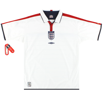 2003-05 England Umbro Home Shirt *w/tags* XL