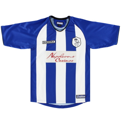 2003-05 Sheffield Wednesday Diadora Home Shirt *Mint* M