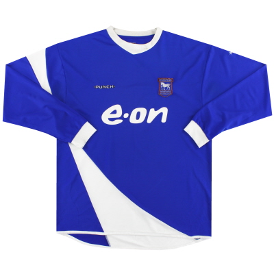2006-08 Ipswich Home Shirt L/S #22 XL
