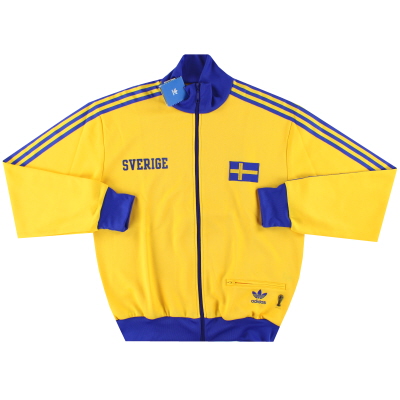 2006-08 Sweden adidas Originals '1974 Reissue' World Cup Track Top *BNIB* L