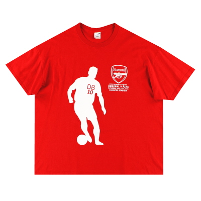 2006 Arsenal Dennis Bergkamp Testimonial Tee XL
