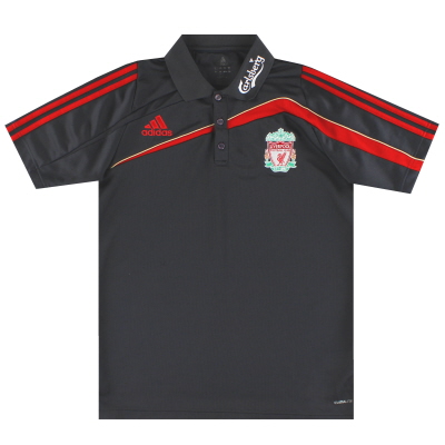 2009-10 Liverpool adidas Climalite Polo Shirt M