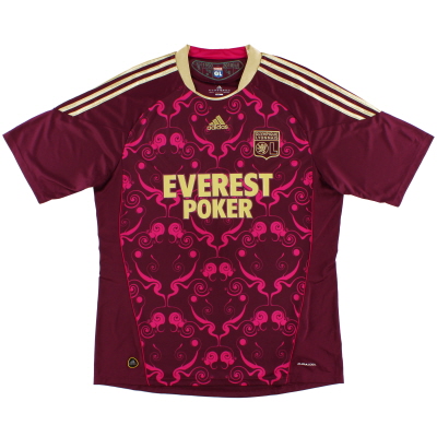 2010-11 Lyon adidas Away Shirt XL