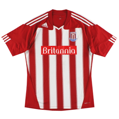 2010-11 Stoke City adidas Home Shirt M