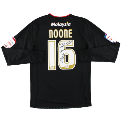 2012-13 Cardiff City Match Issue Signed Third Shirt Noone #16 L/S M