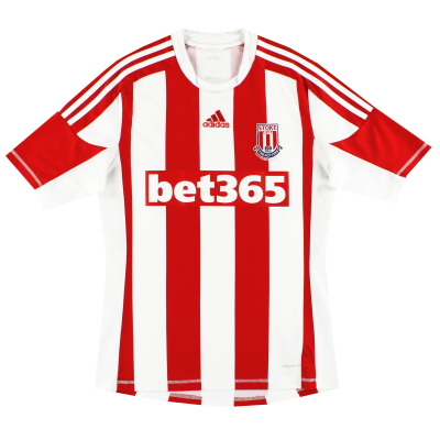 2012-13 Stoke City adidas Formotion '150 Years' Home Shirt S