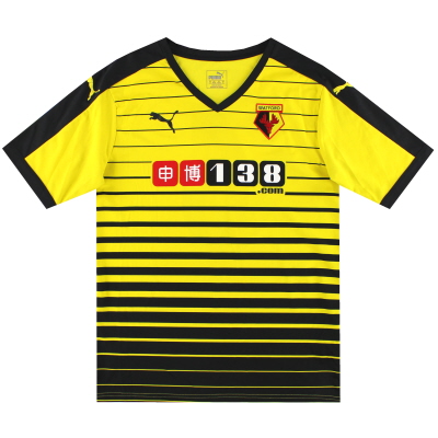 2015-16 Watford Puma Home Shirt #6 *Mint* M