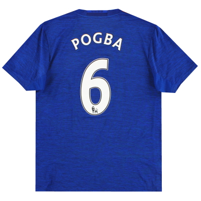 2016-17 Manchester United adidas Away Shirt Pogba #6 M 