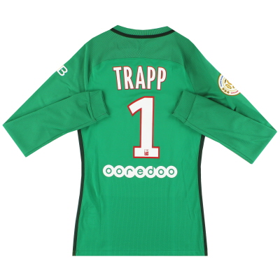 2016-17 Paris Saint-Germain Nike Authentic GK Shirt Trapp #1 *Mint* S