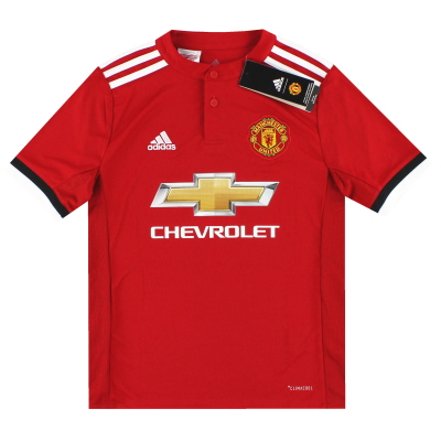 2017-18 Manchester United adidas Home Shirt *w/tags* M.Boys