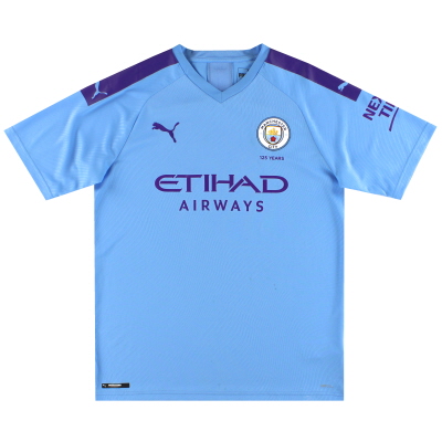 2019-20 Manchester City Puma '125 Years' Home Shirt *Mint* L