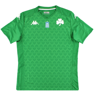 2019-20 Panathinaikos Kappa Kombat Home Shirt *As New* Y