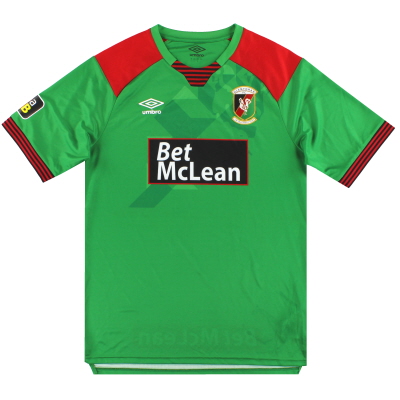 2020-21 Glentoran Umbro Home Shirt *As New*
