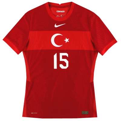 2020-21 Turkey Nike Vapor Home Shirt #15 *As New* M