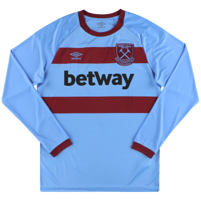 2020-21 West Ham Umbro '125 Years' Away Shirt L/S S