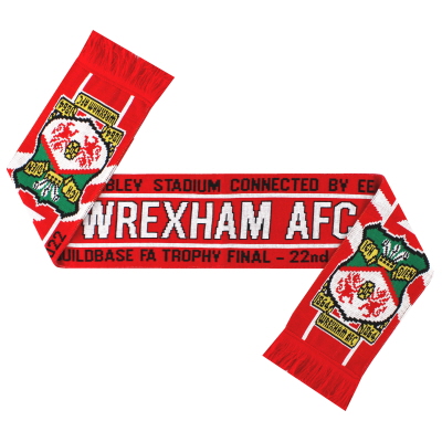 2022 Wrexham 'FA Trophy Final' Scarf 