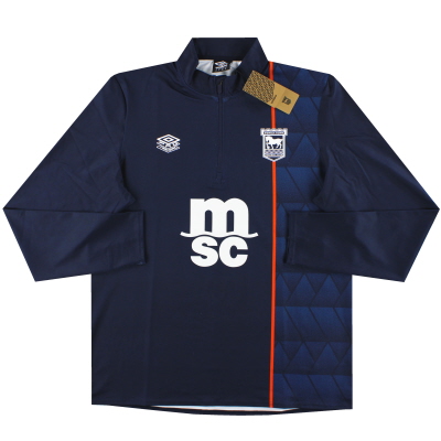 2023-24 Ipswich Umbro 1/4 Zip Warm Up Top *BNIB* 